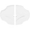 Ekena Millwork Percival Architectural Grde PVC Contemporary Ceiling Medallion, Two Piece, 40"OD x 3"ID x 14"C x 1"P CMP40PL2-03000 - alternate 4